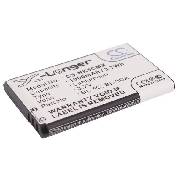 Bsc Preferred Uniscope U73 1000mAh Speaker Replacement Battery CS-NK5CMX.100 - main